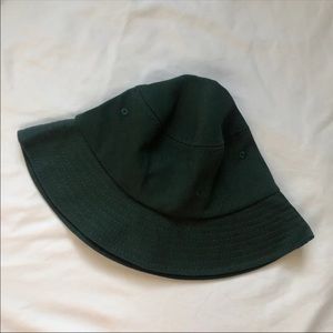 Green bucket hat